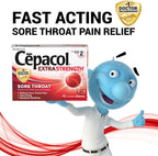 Cepacol Extra Strength Sore Throat Lozenges, Cherry 16ct