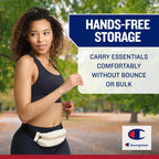 Champion Walk-Run Waist Belt, Slim Running Belt (Champagne)