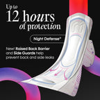 Kotex Ultra Thin Overnight Pads with Wings, Heavy Absorbency, 36 Count (Packaging May Vary)