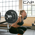 CAP Barbell 2-Inch Olympic Cast Iron Plate Weight Set | 75-285 lbs | Multiple Options