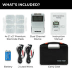 TENS 7000 Digital TENS Unit with Accessories - Muscle Stimulator Machine for Back Pain Relief, Sciatica, Neck, Nerve, Shoulder, Hip, Elbow, Muscle Pain Relief