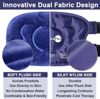 AiricePac Ice Pack for Knee Pain Relief, Reusable Gel Ice Wrap for Injuries, Swelling, Knee Replacement Surgery, Cold Compress Therapy for Arthritis, Meniscus Tear and ACL, Blue