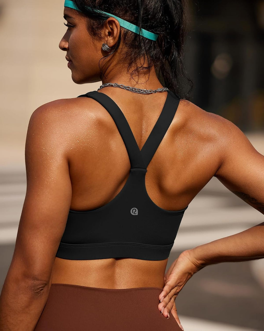 RUNNING GIRL Sports Bras for Women, Molded Cup High Impact Sports Bra Workout Bras for Women High Support Racerback