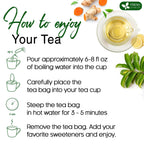 FreshDrinkUS, Premium 60 Soursop Turmeric Tea Bags, 100% Natural, Blend of Soursop Leaves, and Turmeric Root. No Sugar, Vegan.