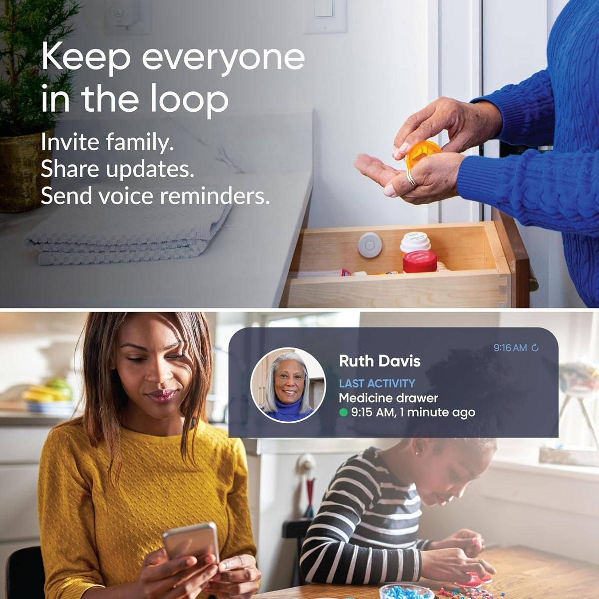 Nomo Medical Alert System with Fall Detection for Seniors at Home | WiFi Enabled, 911 Emergency Calling, Daily Activity Monitoring, 2-Way Voice, 60-Day Trial, Monthly Subscription