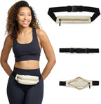 Champion Walk-Run Waist Belt, Slim Running Belt (Champagne)