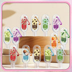 48 Pcs Mini Hand Sanitizers Bulk 1oz Travel Size Portable Hand Sanitizer Gel Gift Employee Appreciation Gift Instant Formula Fruit Flower Scented for Guest Coworker Staff Family Party Supplies