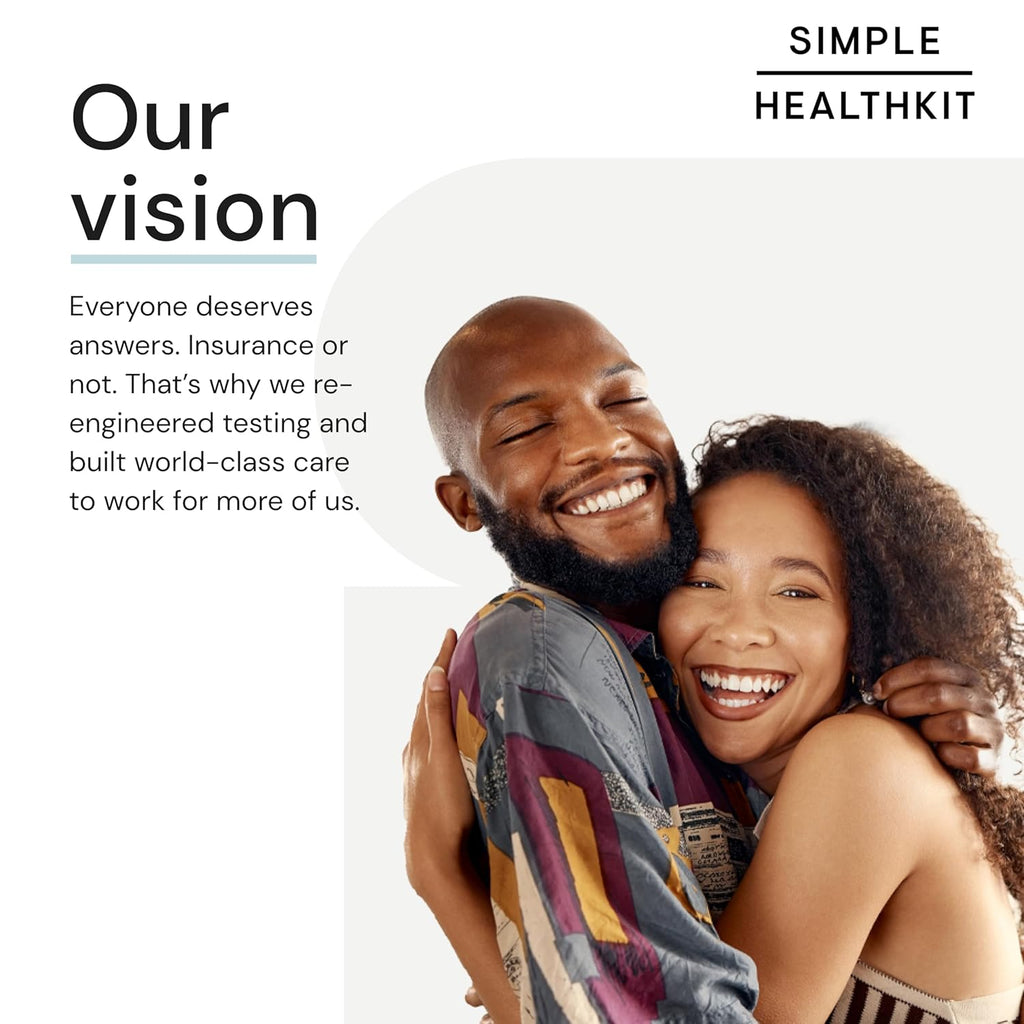 Simple HealthKit At-Home Diabetes Test Kit for Hemoglobin A1c (HbA1c) Levels - A1c Home Test Kit - Free Follow-Up Care & Fast Lab Results