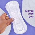 Always Pantiliners with Odor Lock for Women, Extra Protection Absorbency Liners, Long Plus-60 count