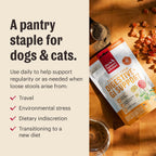 The Honest Kitchen Perfect Form Herbal Digestive Supplement for Dogs & Cats, Human Grade Gut Health Support Powder with Pumpkin, Slippery Elm & Papaya Leaf, Gut & Stool Support, 3.2 oz Pouch