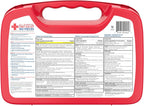 BAND-AID Brand All-Purpose Portable Compact First Aid Kit, 160 Piece | Emergency Wound Care Essentials with Adhesive Bandages, Gauze & Pain Relief for Home, Car, Dorm, Camping, Cruise & Travel