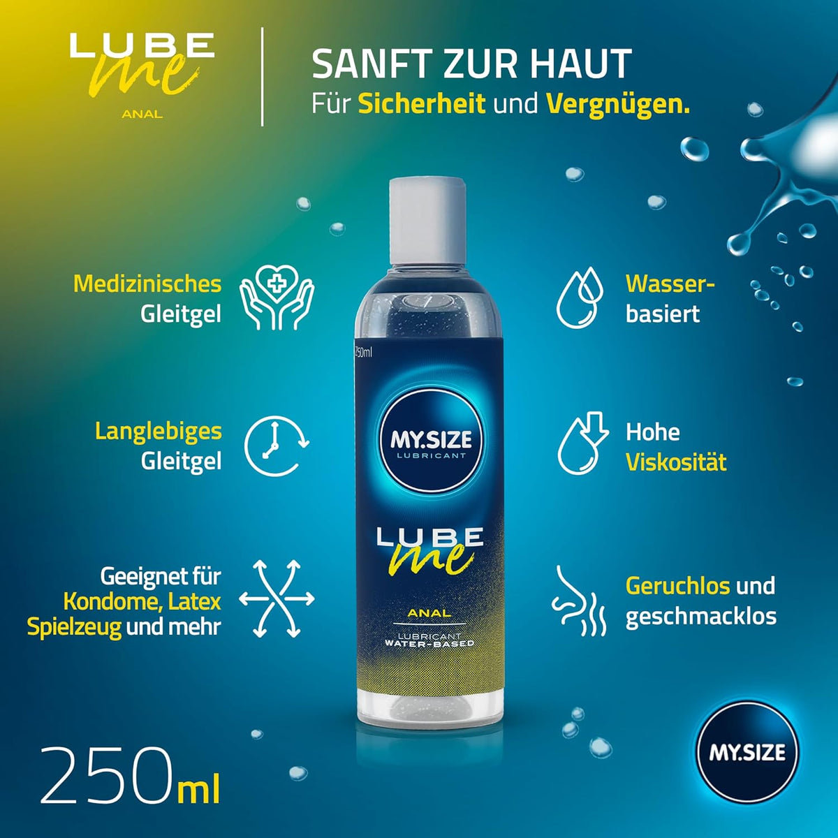 MY.SIZE Personal Lubricants 250 ml
