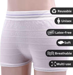 5 Pack Mesh High Waist Knit Underwear for Postpartum and Incontinence Size (M/L)