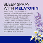 Dr Teal's Calm Blend Spray with Melatonin, Lavender & Chamomile Essential Oils, 6 fl oz (Pack of 3)