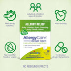 Boiron AllergyCalm Tablets for Relief from Allergy and Hay Fever Symptoms of Sneezing, Runny Nose, and Itchy Eyes or Throat - 60 Count
