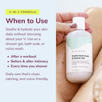 Kindra Soothe Vulva Wash - pH Balanced Unscented Intimate Feminine Wash