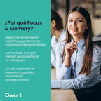 by Brudy Lab - Focus & Memory - High Dose Nootropic - Omega 3 High in DHA, EPA and DPA, Vitamin A, Lutein and Zeaxanthin - Memory and Concentration Aid - 60 Capsules