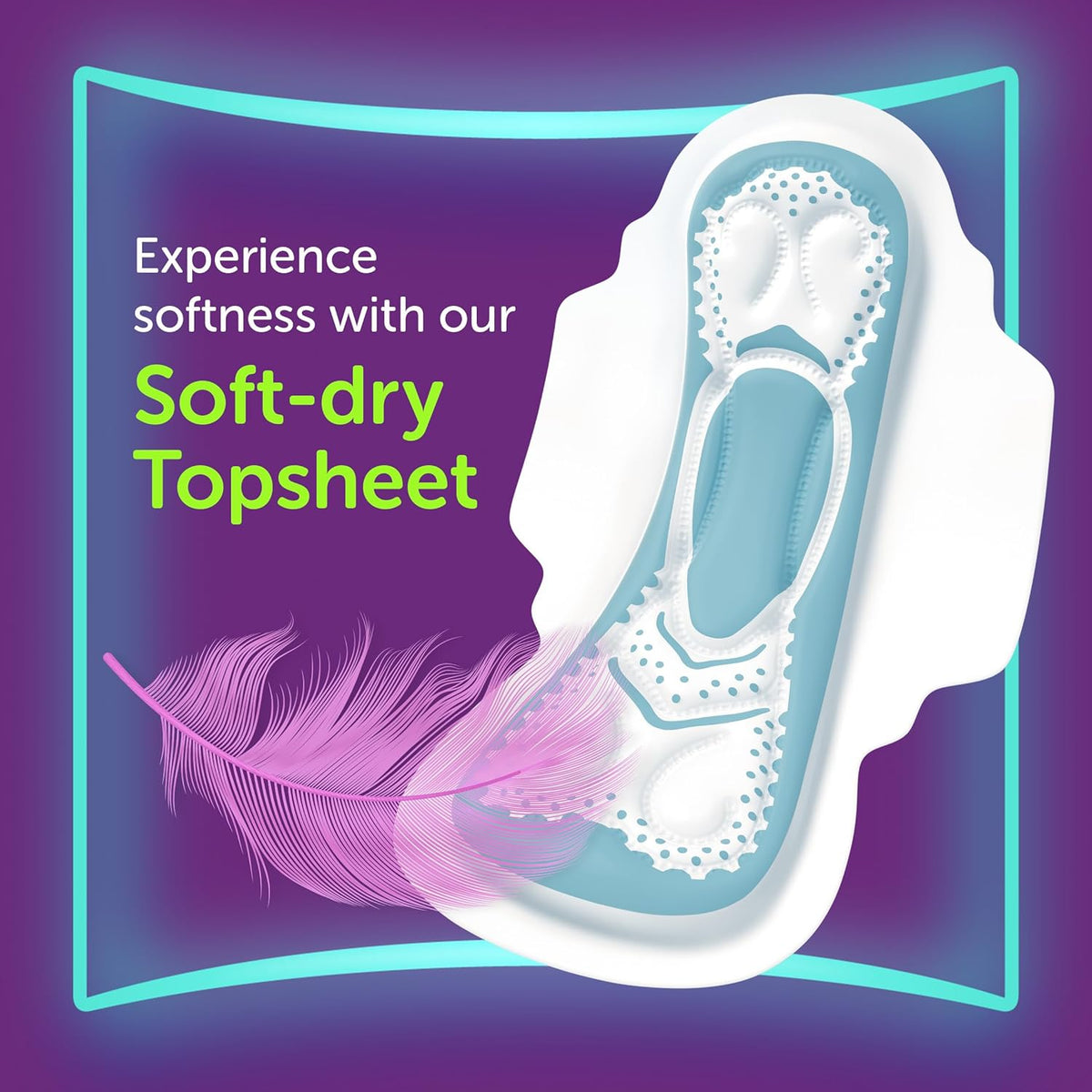 Sanitary Pads With Wings 50 pads