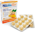 Sea-Band Sugar Free Ginger Travel Lozenges for Motion Sickness 24 Pieces | Morning sickness relief, drug free, HSA/FSA approved, 24 lozenges, sugar free
