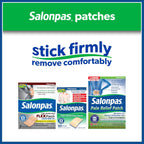 Salonpas Pain Relieving Patch, Large, 6 Count (Pack of 1) | Apply For Up to 8 Hours, For Temporary Relief of Minor Aches & Pains, Stiff Neck, Sore Shoulder, Backache, Joint Pain