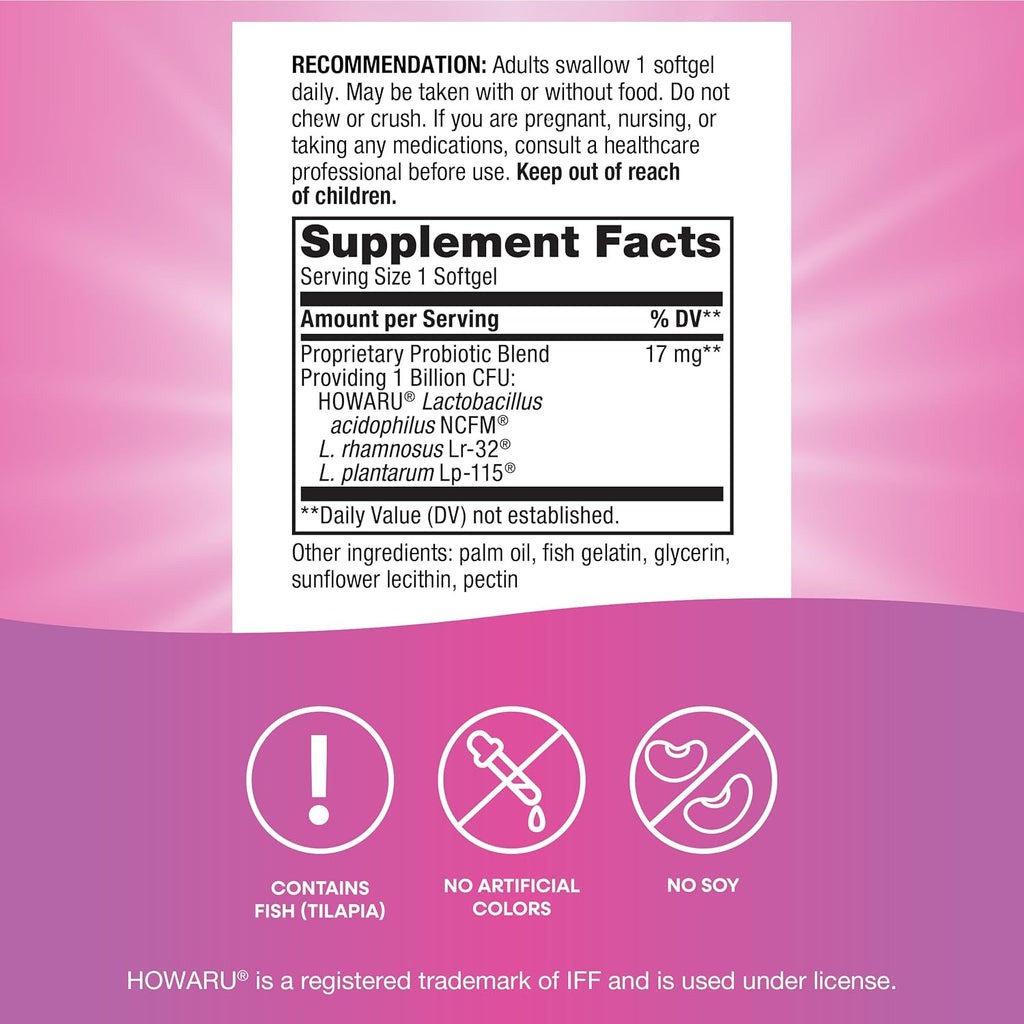 s Way Probiotic Pearls Probiotic Supplements 1 ml 30 capsules
