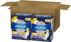 Always Ultra Thin Overnight Pads, Size 5, Extra Heavy Overnight, Unscented, 92 Count (2 Packs of 46)