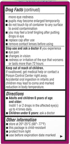 Opcon-A by Bausch & Lomb Antihistamine Allergy Eye Drops, 15 mL