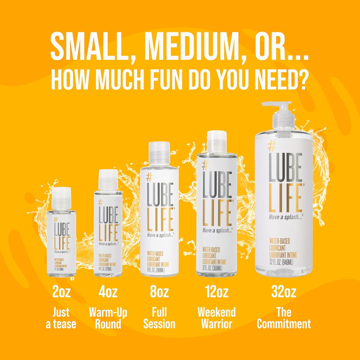 #LubeLife Water-Based Personal Lubricant 240 ml