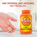 Metamucil, Psyllium Husk GLP-1 Friendly Fiber Capsules, 300 Capsules, 3-in-1 Fiber Supplement, Daily Psyllium Husk Fiber Capsules Help Support Digestive Health by Promoting Regularity