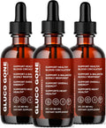 (3 Pack) GlucoGone Drops - Original Premium GlucoGone Liquid Drops All Natural Ingredients Support Advanced Formula for Overall Health & Wellness, Organic Droppers, 3 Bottles for 3 Months
