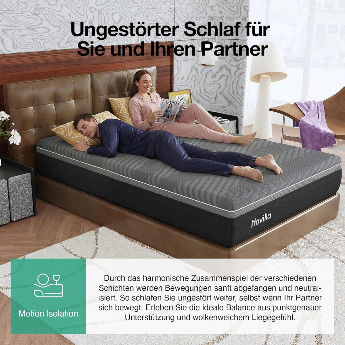 Novilla Mattresses Breathable 200 cm 25 cm