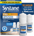 Systane PRO Preservative Free 12 Hour Dry Eye Relief, 0.33 Fl Oz, 2 Pack