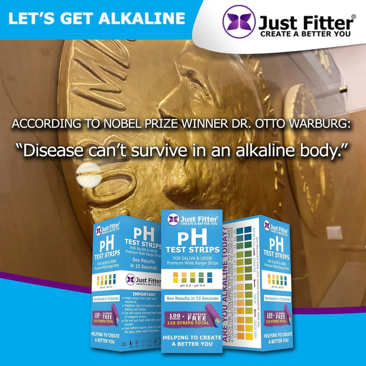 pH Test Strips for Testing Alkaline and Acid Levels in the Body. Track & Monitor your pH Level using Saliva and Urine. Get Highly Accurate Results in Seconds. (1 BOTTLE)