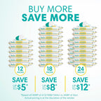 Pampers Sensitive Baby Wipes, Clinically Proven, Fragrance Free, Unscented, Water Based, Hypoallergenic, Multi-Use, Hand Wipes 1344 Wipes Total (24X Flip-Top Packs) [Packaging May Vary]