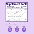 Pro-Fem - #1 Vaginal Probiotics for Feminine Health, Clinically Proven to Promote Yeast & pH Balance, Urinary Tract Health, Works in 7 Days, 30 Capsules