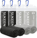Sukeen 4 Pack Cooling Towels (40"x12") for Neck and Face Instant Cooling
