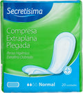 White Brand – Secretisima Anatomical Folded Normal Flow Compresses, Pack of 20