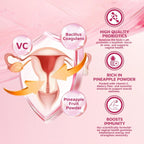 Women's Probiotic Gummies Premium Feminine Balance Gummies for Women – pH Balance Health Support with Probiotics Hawaiian Pineapple Flavor-Vegan & Sugar-Free, 60 Gummies 30 Servings