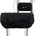 SPRING SEAON Plush Memory‑Foam Crutch Underarm Pad & Hand‑Grip Covers–Universal Fit, Breathable Moisture‑Wicking, Machine‑Washable Cushion for Crutches, Pain Relief & Chafing Protection