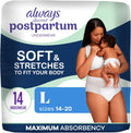 Always Discreet Incontinence Pads Postpartum 14 pieces