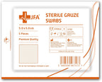 Sterile Gauze Swabs, 5cm x 5cm, Pack of 100