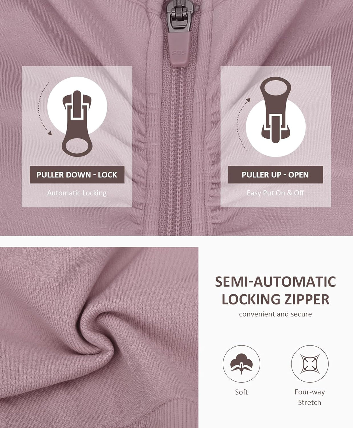 FeelinGirl Zip Front Closure Bras for Women No Underwire Compression Post Surgery Bra with Wide Adjustable Straps