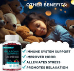 BionerLab Melatonin Gummies (30mg) Enhanced with L-theanine & Vitamin B6 for Adult Women Men - Extra Strength Chewables Calm Gummy - Gluten Free