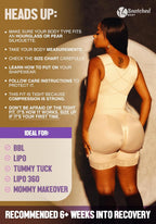 Snatched Body Stage 2 Faja with Bra | BBL Body Faja Post-Op & Everyday Shapewear | Fajas Colombianas Moldeadoras Post Surgery