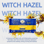Doctor Butler's Flushable Hemorrhoid Wipes - Flushable Wipes or Moist Compress with Organic Witch Hazel to Soothe and Bring Relief From Discomfort Associated with Hemorrhoids (48 Count)