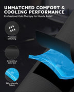 Full Leg Ice Pack Wrap, 360° Entire Leg Gel Cold Therapy Sleeve with Strap | 360° Entire Leg Coverage, Expert-Grade Gel, Stay Flexible Frozen, Leak-Proof, Hot & Cold Therapy, Leg Muscle Recovery