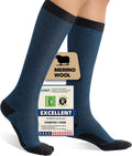 Merino Wool Compression Socks for Women Men 15-20 mmHg for flying | Soft & Breathable for Travel, Running