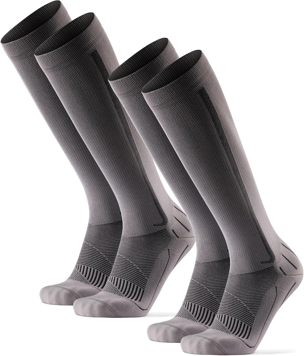 DANISH ENDURANCE Compression Socks for Women and Men, Sport, Running, Recovery, 1 or 2 Pack