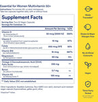 Ritual Women's 50+ Multivitamin - 60 Capsules - 30 Servings | Key Essential Vitamins and Minerals to Support Menopause, Energy, Heart, Bone, Brain Health* - Folate, DHA - Vegan - Mint