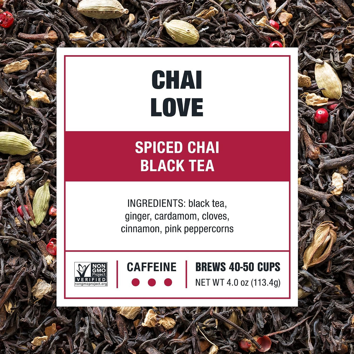 Tiesta Tea - Chai Love, Loose Leaf, Spiced Chai Black Tea, 4oz